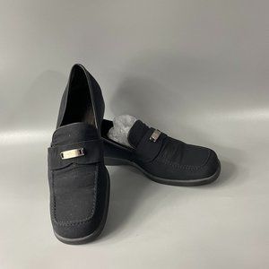 Salvatore Ferragamo Black Nylon/Leather Sport Women's Size 7 B